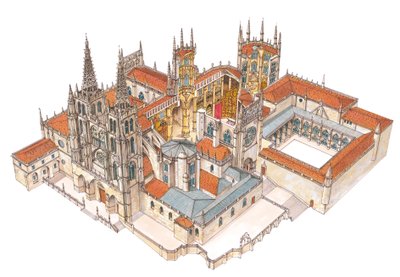Burgos Cathedral, Spain by Fernando Aznar Cenamor